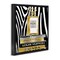 Stupell Industries Zebra Patterned Fashion Bookstack Framed Floater Canvas Wall Art